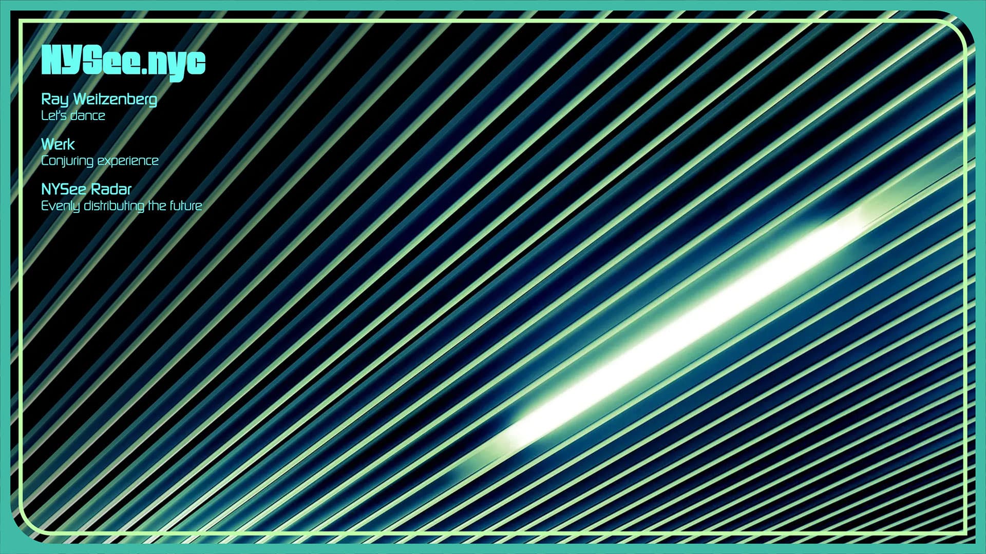 NYSee Desktop Screenshot. Homepage.